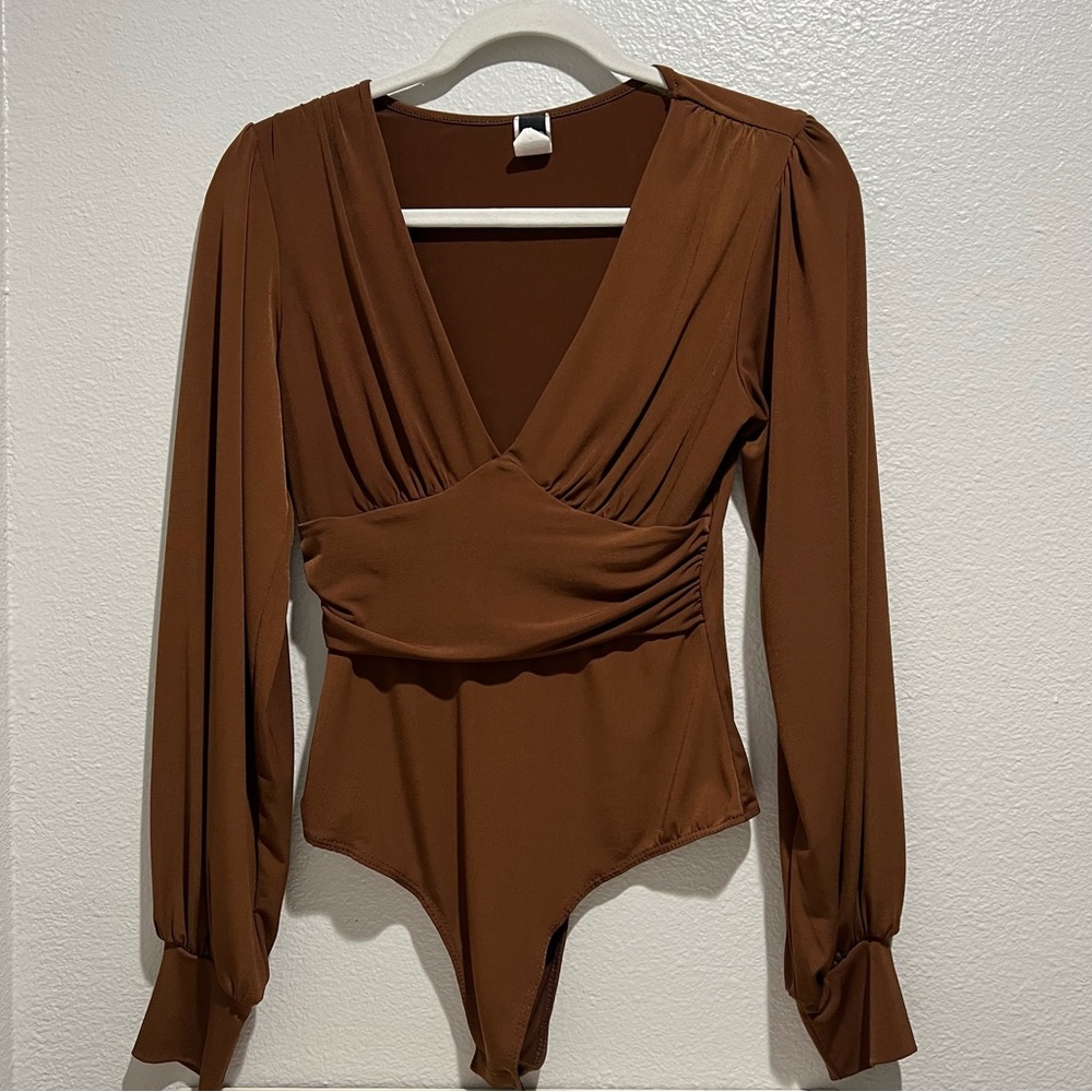 🍂Windsor BRING THE DRAMA PUFF SLEEVE BODYSUIT